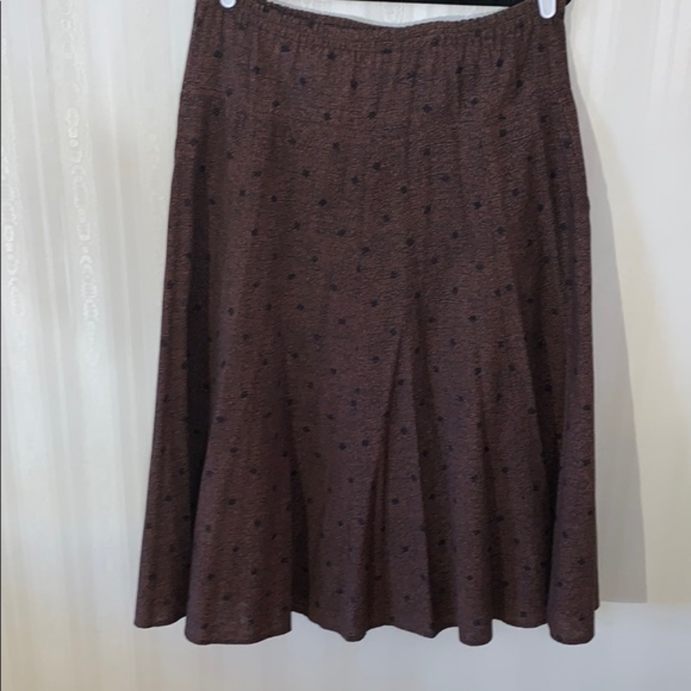 Polka dot long skirt‎ size L by friction